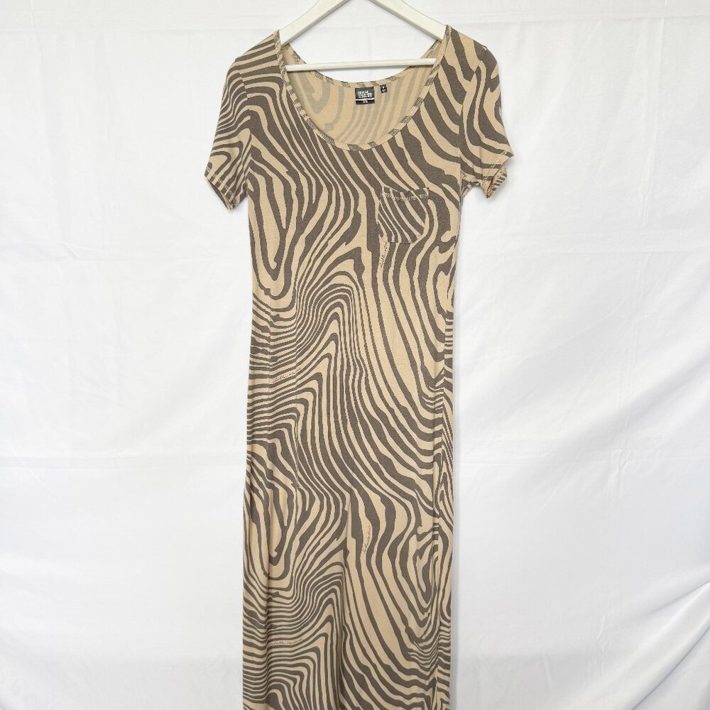 Uniqlo Collab Animal Tan Print Maxi Dress